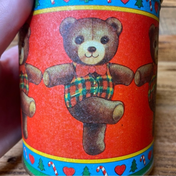 Christmas Teddy Bear Musical Tin Bristol Ware 1985 (Vintage, Collectible, Rare) - Picture 10 of 10